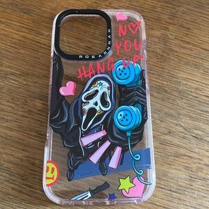 Rosarnnah skeleton phone case for iPhone 16 Pro